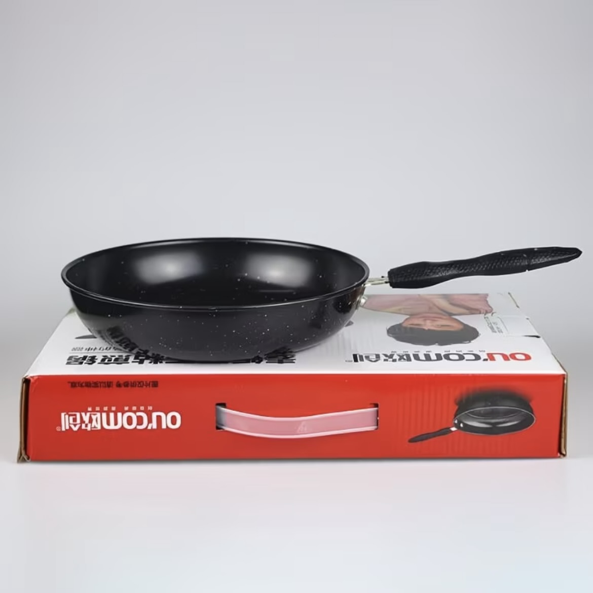 Poêle Antiadhésive en Pierre de Maifan 24cm – Cuisson Saine et Durable