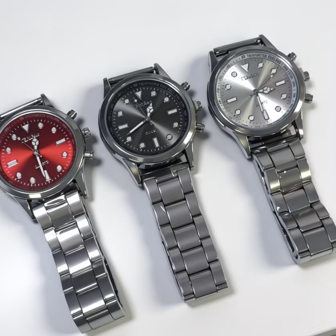 Pack Trio Montres Quartz Business – Les 3 Styles Indispensables pour Homme