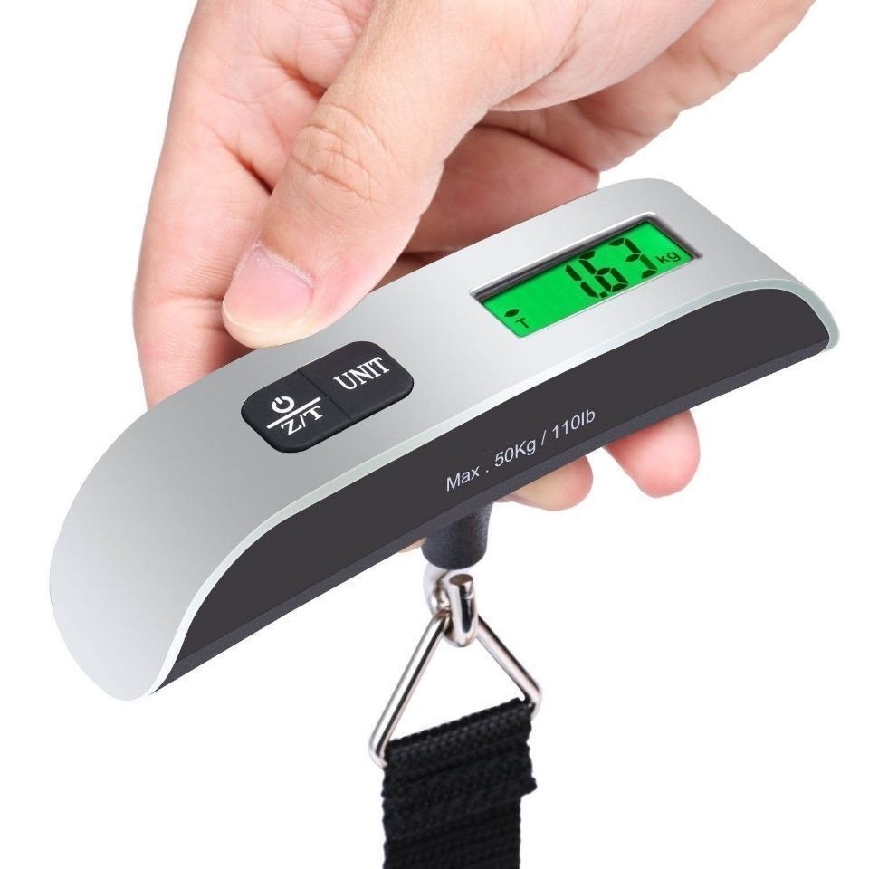 Pèse-Bagage Électronique Portable Haute Précision (Max 50kg) – Idéal Voyage & Colis