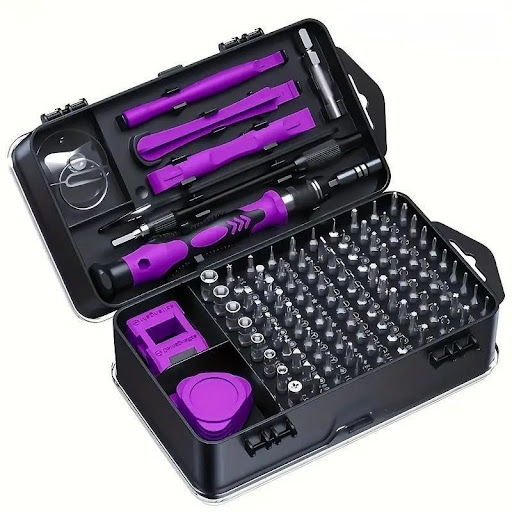 Kit d'Outils de Réparation et Tournevis de Précision Magnétique Magnat 115-en-1 - Coffret Complet Professionnel
