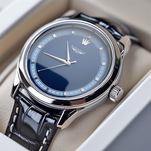 Montre Homme BINLIHUAN - Quartz de Précision, Cadran Chiffres/Index & Bracelet Cuir Éléguant