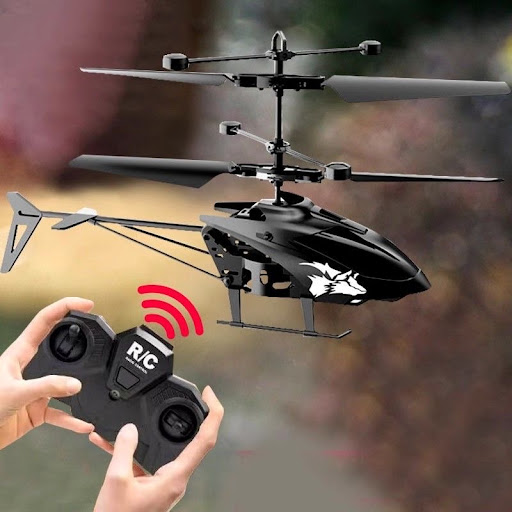 Mini Hélicoptère Télécommandé pour Enfants - Drone à Induction Infrarouge & Radiocommandé avec Câble USB et Télécommande