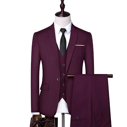 Costume Homme 3 Pièces Slim Fit (Veste, Gilet & Pantalon) - Style Business & Cérémonie