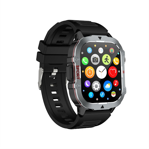 Montre Connectée Sport Incassable C40 Pro — Écran HD, Appels Bluetooth, Suivi Santé & Multi-Sports