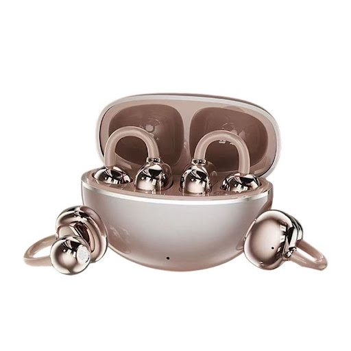 Écouteurs Sans Fil à Clip d'Oreille (Ear-Cuff) Bluetooth - Design Métallique Élégant