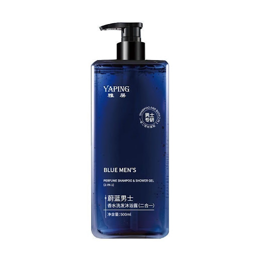 Gel Douche & Shampooing 2-en-1 Homme Blue Men's (500ml) — Parfum Parfumant & Anti-Transpiration