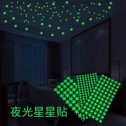 Autocollants Étoiles Phosphorescents pour Mur & Plafond — Déco Lumineuse Chambre Enfant