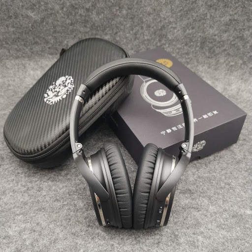 Casque Bluetooth ANC Sans Fil Pliable – Casque Circum-Auriculaire Réduction de Bruit Active & Basse Latence
