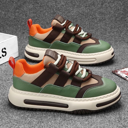 Baskets Homme Streetwear à Semelle Épaisse – Sneakers Chunky Respirantes & Confortables