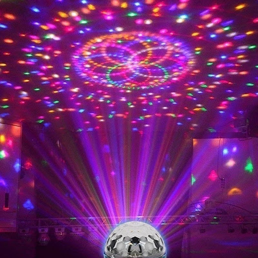 Ampoule LED Rotative Multicolore EFFET DISCO – Projection Laser Magic Ball KTV