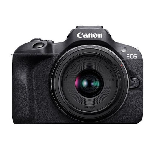 Appareil Photo Hybride Canon EOS R100 avec Objectif Kit RF-S 18-45mm F4.5-6.3 IS STM