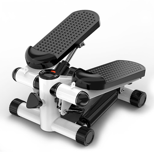Mini Stepper Hydraulique d'Entraînement – Cardio & Renforcement Musculaire avec Élastiques