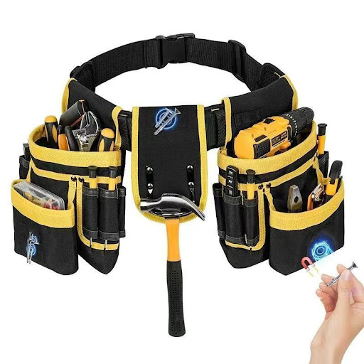 Ceinture Porte-Outils Professionnelle Multi-Poches – Tablier de Bricolage Ajustable