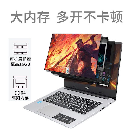 PC Portable Acer Aspire 3 15.6" Intel Quad-Core N5100 / 8 Go RAM / 512 Go SSD